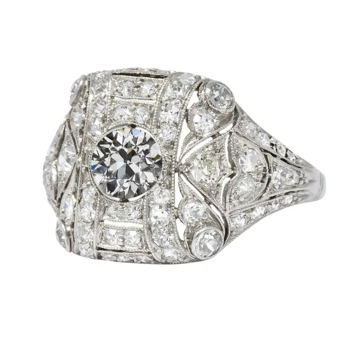 5 Carats Round Old Mine Cut Genuine Natural Earth Mined Diamond Ring Milgrain Shank Gold Jewelry HarryChadEntcom Rings 5 Carats Round Old Mine Cut Genuine Natural Earth Mined Diamond Ring Milgrain Shank Gold Jewelry HarryChadEntcom Rings