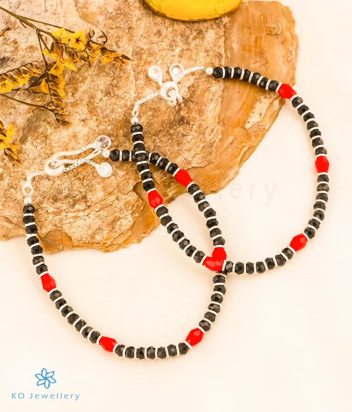 Baby Bracelets The Rudrani Silver BabyKids Nazariya Anklets or Bracelet Free Size Baby Bracelets The Rudrani Silver BabyKids Nazariya Anklets or Bracelet Free Size