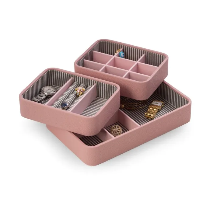 Bey Berk Leatherette Open Face Jewelry Organizer Bey Berk Rings