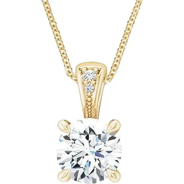 GB Necklaces Eagle Claws Natural Earth Mined Diamond Pendant Necklace With Chain Sparkling Yellow Gold GB Necklaces Eagle Claws Natural Earth Mined Diamond Pendant Necklace With Chain Sparkling Yellow Gold