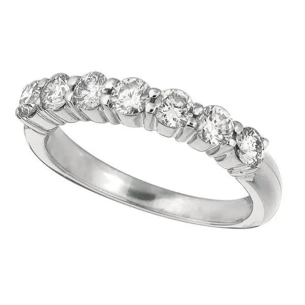GB Rings Sparkling 105 Carat Round Natural Earth Mined Diamond Half Eternity Band Solid Gold 14K GB Rings Sparkling 105 Carat Round Natural Earth Mined Diamond Half Eternity Band Solid Gold 14K
