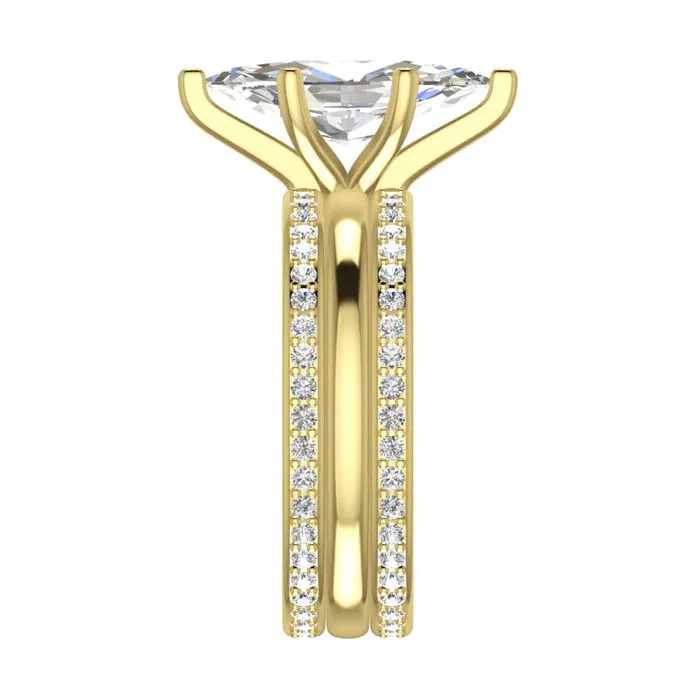 HarryChadEntcom Rings 3 Piece Wedding Ring Set 350 Carats Marquise Cut Yellow Gold Natural Diamond HarryChadEntcom Rings 3 Piece Wedding Ring Set 350 Carats Marquise Cut Yellow Gold Natural Diamond