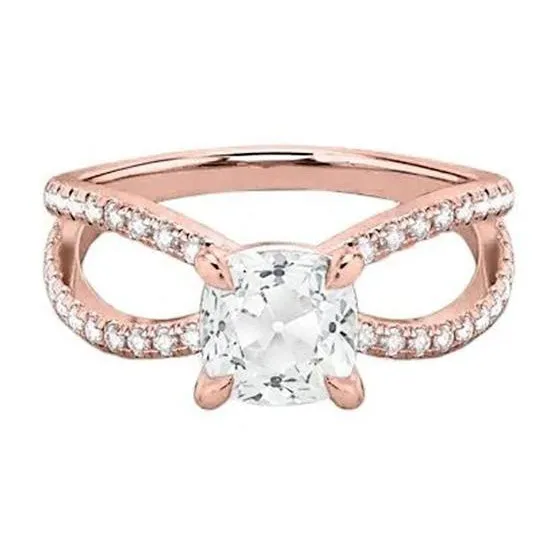 HarryChadEntcom Rose Gold Wedding Ring Round Cushion Old Miner Genuine Natural Earth Mined Diamonds 350 Carats Rings HarryChadEntcom Rose Gold Wedding Ring Round Cushion Old Miner Genuine Natural Earth Mined Diamonds 350 Carats Rings
