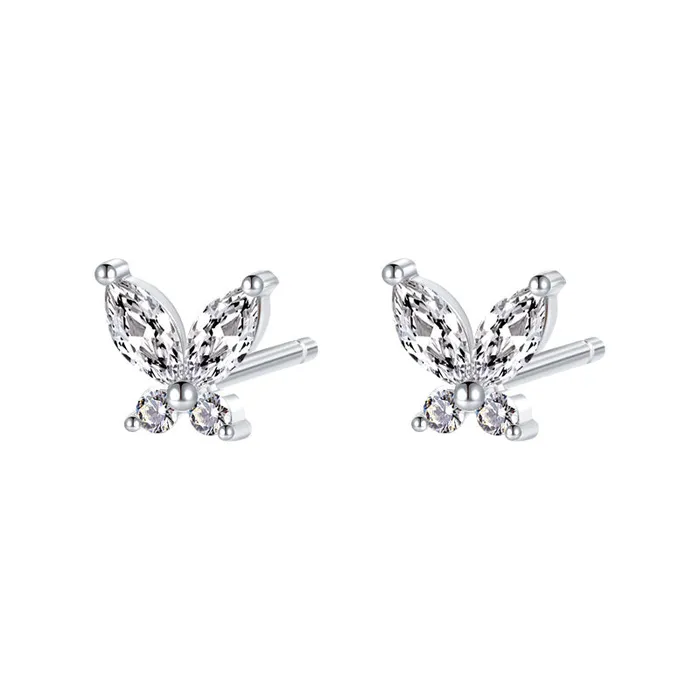 Hey Happiness Earrings Gemstone Butterfly Earrings Sterling Silver