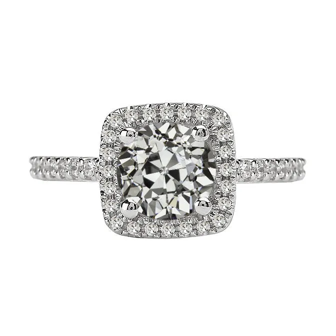 Old Cut Natural Earth Mined Diamond Halo Wedding Ring 14K Gold Jewelry 450 Carats HarryChadEntcom Rings Old Cut Natural Earth Mined Diamond Halo Wedding Ring 14K Gold Jewelry 450 Carats HarryChadEntcom Rings