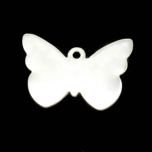 Rings AP Sterling Silver Butterfly with Hole 24 Gauge