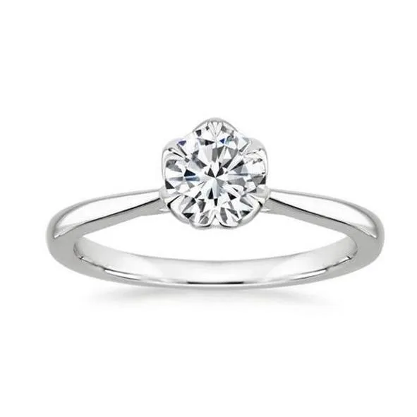 Rings GB Round Cut Natural Earth Mined Diamond 170 Carats Engagement Ring White Gold Rings GB Round Cut Natural Earth Mined Diamond 170 Carats Engagement Ring White Gold
