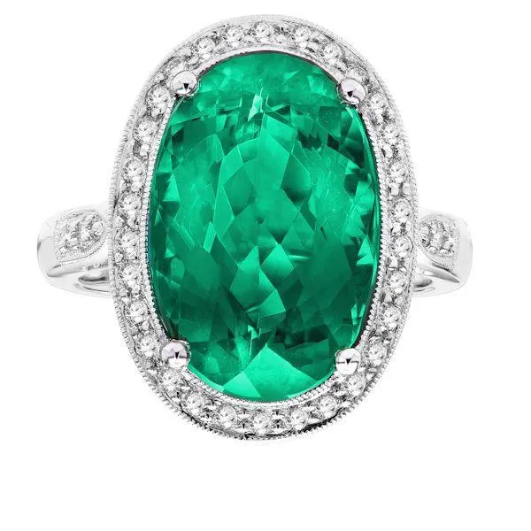 Rings GB Tourmaline And Natural Earth Mined Diamonds 22 Carats Wedding Ring Gold White 14K Rings GB Tourmaline And Natural Earth Mined Diamonds 22 Carats Wedding Ring Gold White 14K