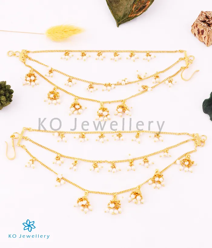 Silversmith Earrings The Jhilmil Silver Ear Chain