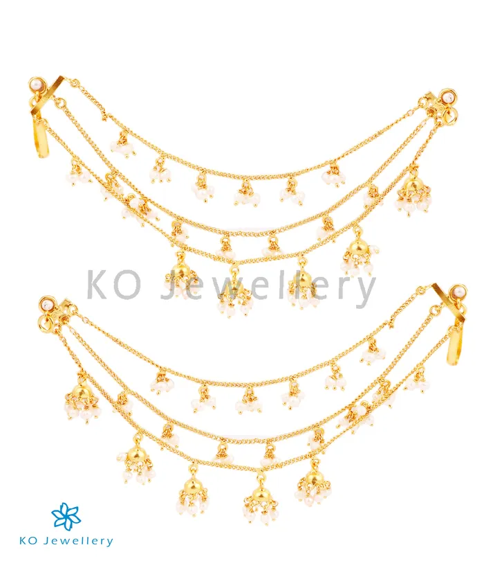 Silversmith Earrings The Jhilmil Silver Ear Chain