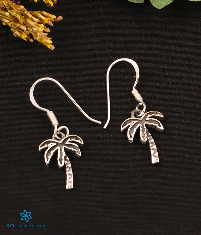 The Coconut Tree Silver Earrings Imported Earrings