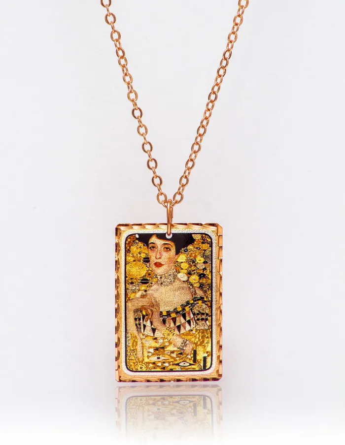 artuckycom Necklaces Gustav Klimt Adele Bloch Necklace