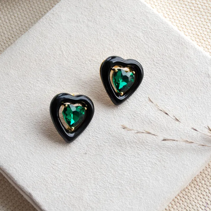 Earrings Upakarna Twilight Teardrop Heart Earrings