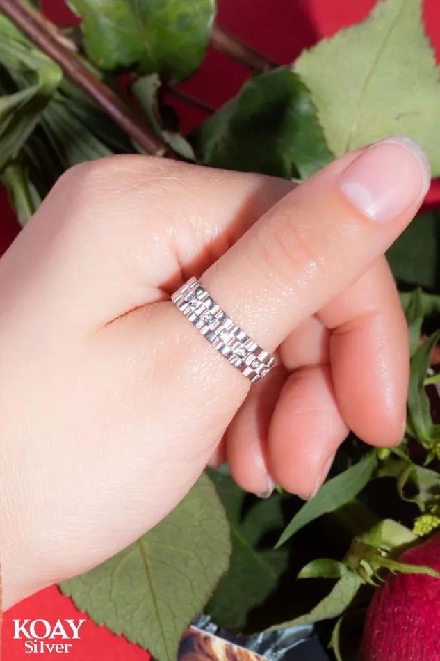 KOAY Silver Store Zircon Ring 082 Rings KOAY Silver Store Zircon Ring 082 Rings