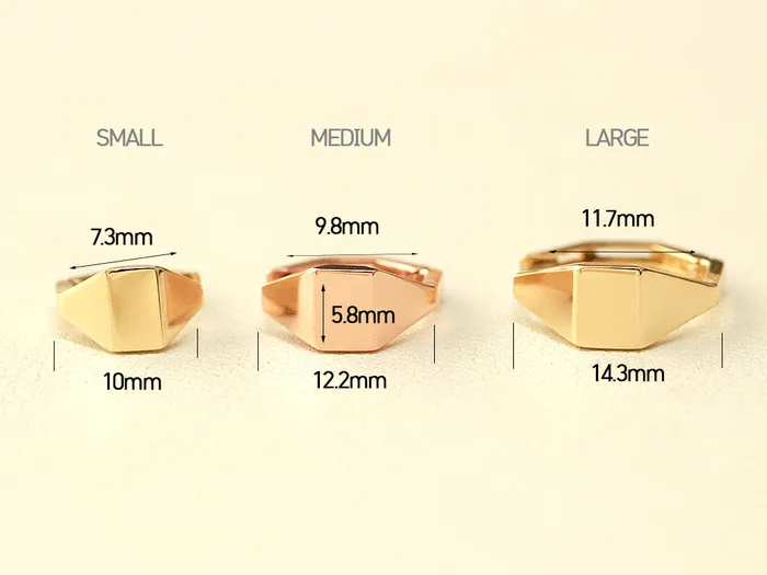 MinimalBijoux 14K Gold Square Oval Hoop Earring Earrings