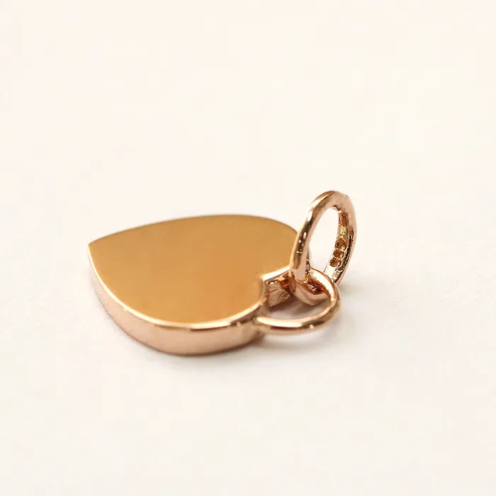 MinimalBijoux Necklaces 14K Gold Enamel Heart Necklace Pendant