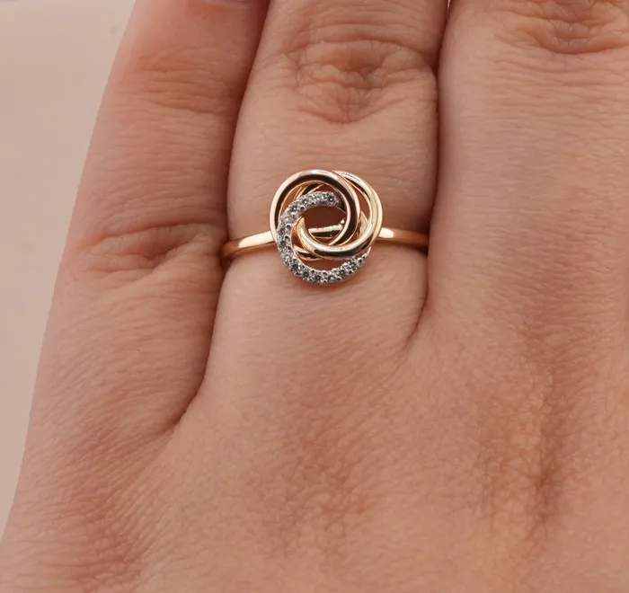 Rings AB and J 14K Gold Womens Ring RG2159 Rings AB and J 14K Gold Womens Ring RG2159