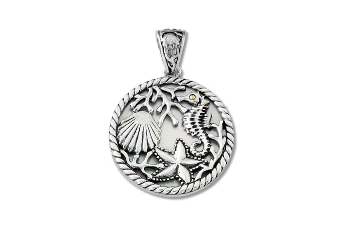 Samuel B Necklaces Kelud Pendant Mother of Pearl