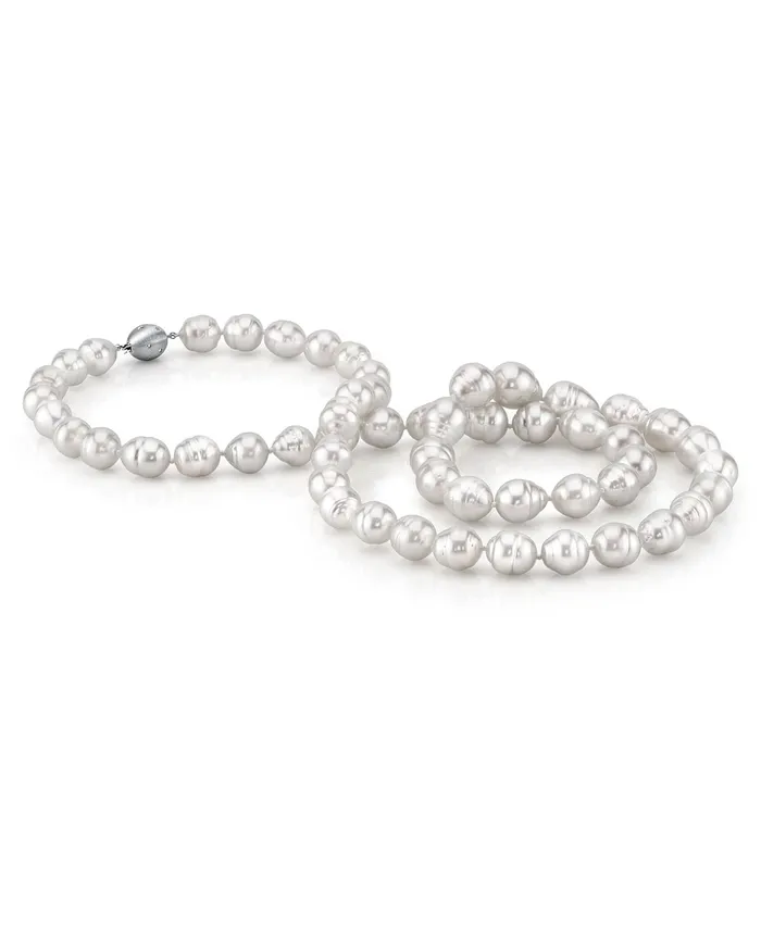 SPT Necklaces White South Sea Baroque Pearl Necklace 120140mm
