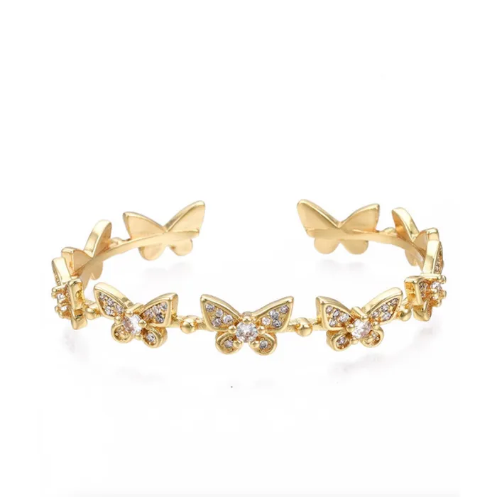 Bracelets Reluxe Vintage Crystal Butterfly Bracelet