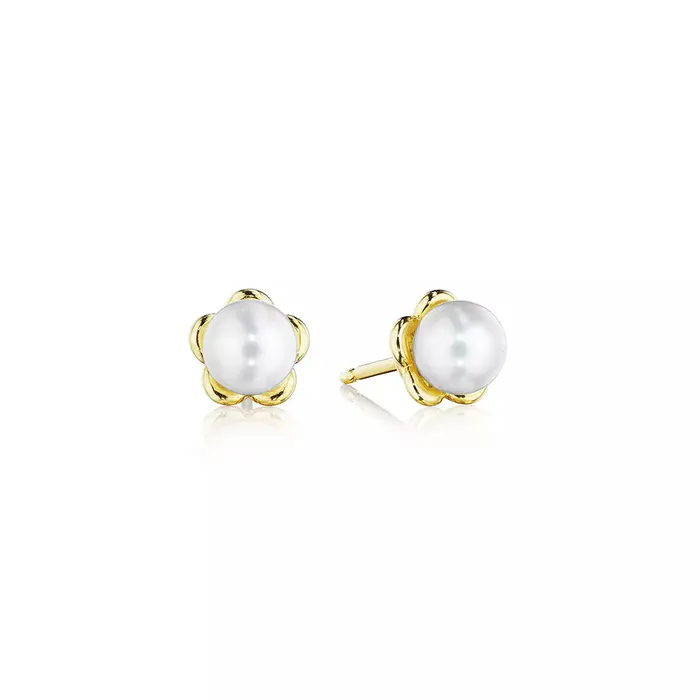 Earrings Shop IDC estore Verragio Reverie Petite Tiara Pearl Stud Earrings 18K Gold Earrings Shop IDC estore Verragio Reverie Petite Tiara Pearl Stud Earrings 18K Gold