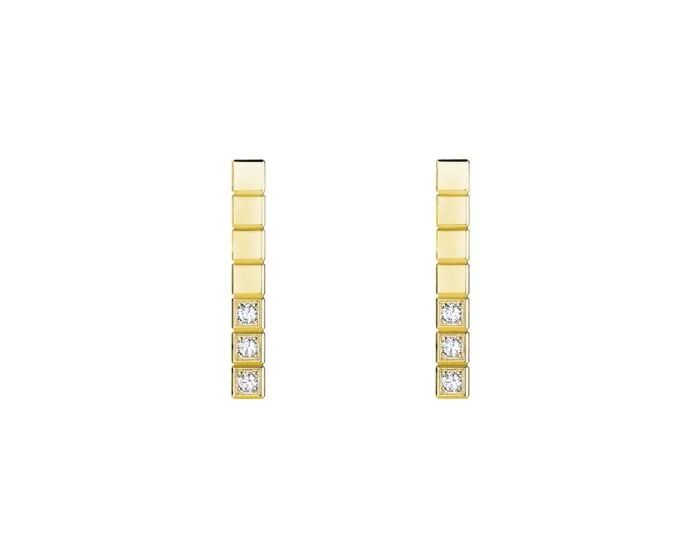 Ice Cube Pure HalfSet Earrings available in other metals Chopard Earrings