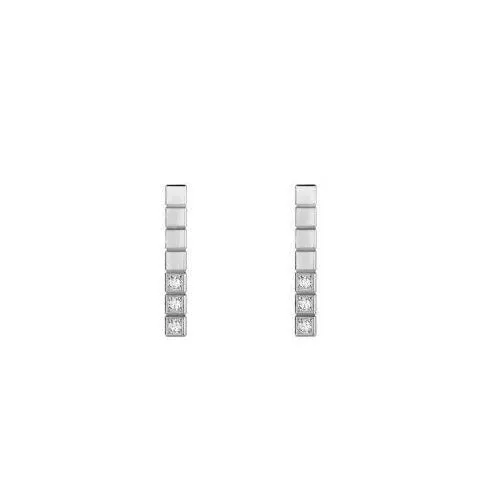 Ice Cube Pure HalfSet Earrings available in other metals Chopard Earrings