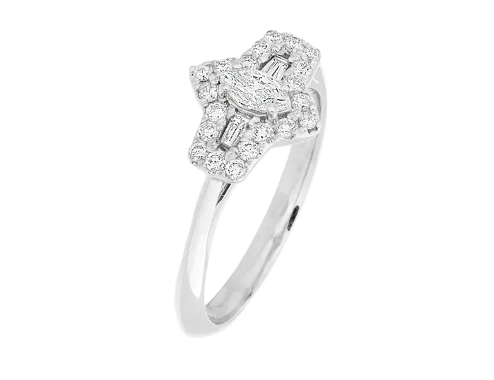 International Diamond Center Rings Complete Rings White Gold with 05 CTW Marquise Diamond Diamond Center Stone Halo Engagement Ring International Diamond Center Rings Complete Rings White Gold with 05 CTW Marquise Diamond Diamond Center Stone Halo Engagement Ring