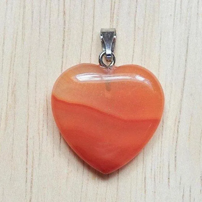 Necklaces Magic Crystals Red Agate Pendant Necklace