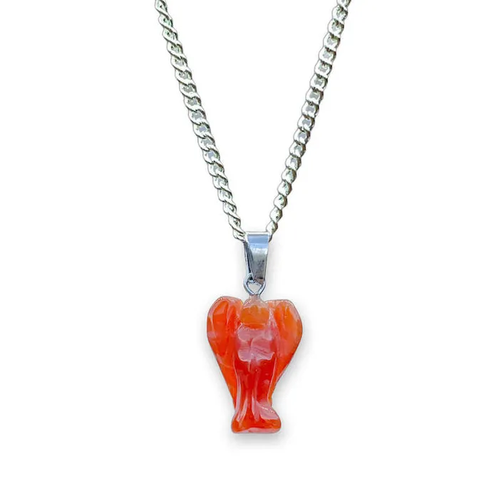 Necklaces Magic Crystals Red Agate Pendant Necklace