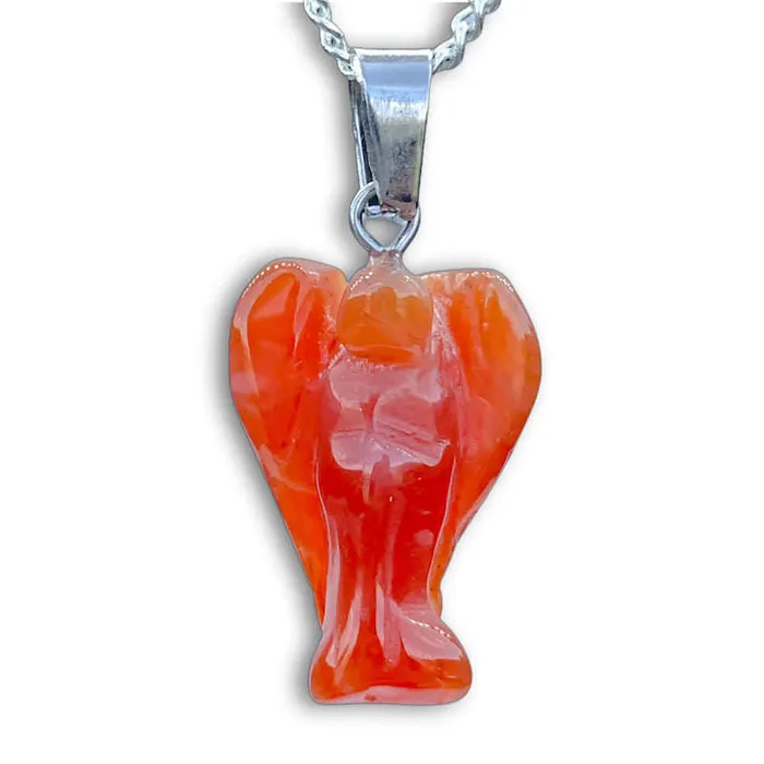 Necklaces Magic Crystals Red Agate Pendant Necklace