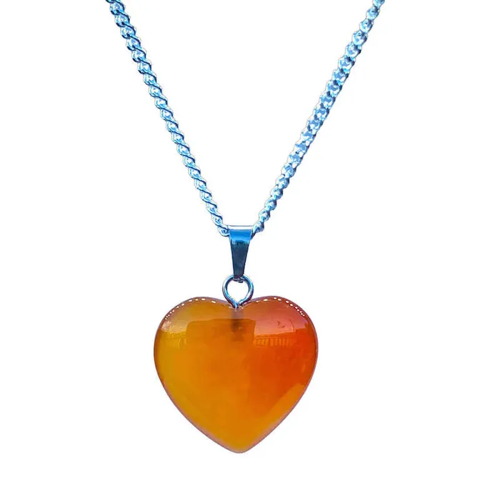 Necklaces Magic Crystals Red Agate Pendant Necklace