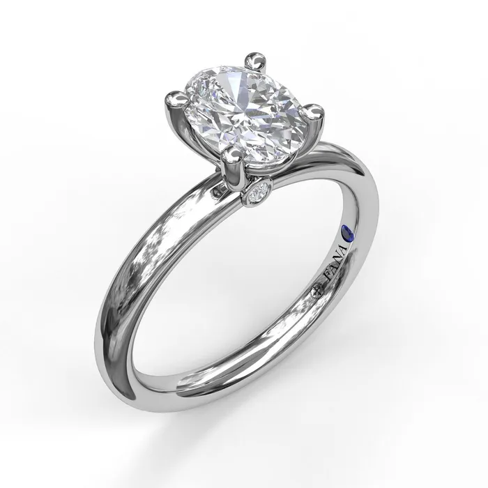 Rings International Diamond Center FANA Classic Oval Cut Solitaire Ring Setting Rings International Diamond Center FANA Classic Oval Cut Solitaire Ring Setting