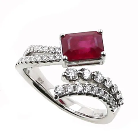 Rings Ruby and Diamond Fashion Ring Shop IDC estore