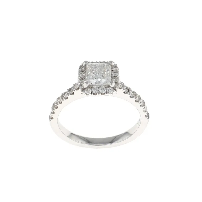 Rings Shop IDC estore Cushion Halo Complete Engagement Ring 146CTW