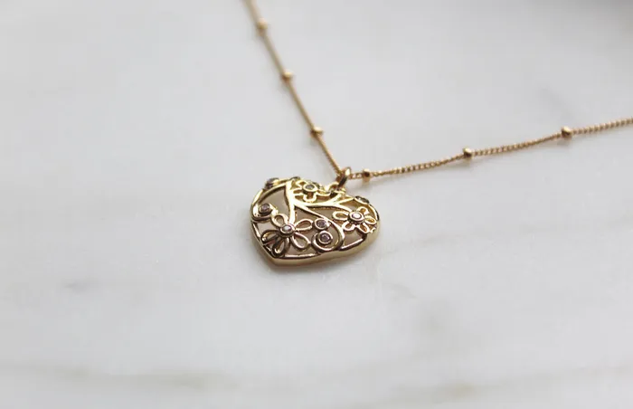 TheLittleCatholic Necklaces Little Flower Heart