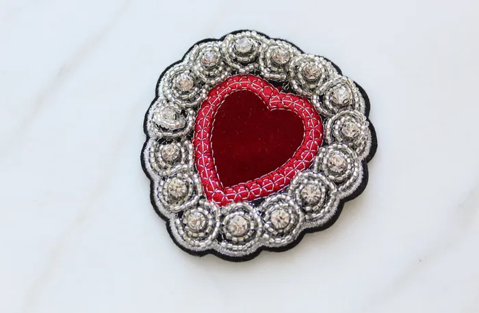 TheLittleCatholic Necklaces Sacred Heart Patch
