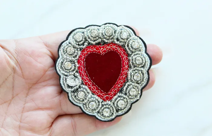 TheLittleCatholic Necklaces Sacred Heart Patch