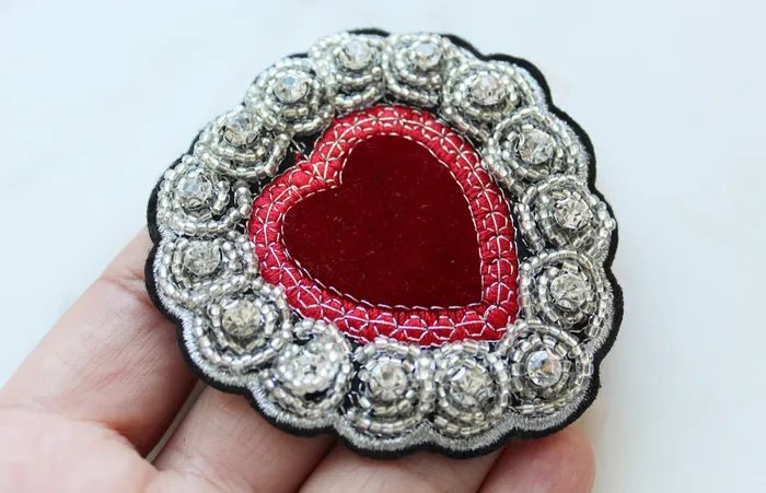 TheLittleCatholic Necklaces Sacred Heart Patch