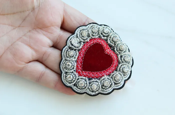 TheLittleCatholic Necklaces Sacred Heart Patch