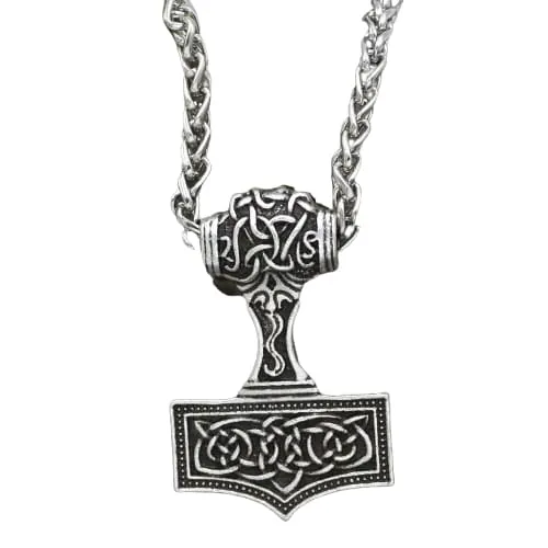 Valhalla Vikings Necklaces Thor Hammer Necklace Celtic Knot