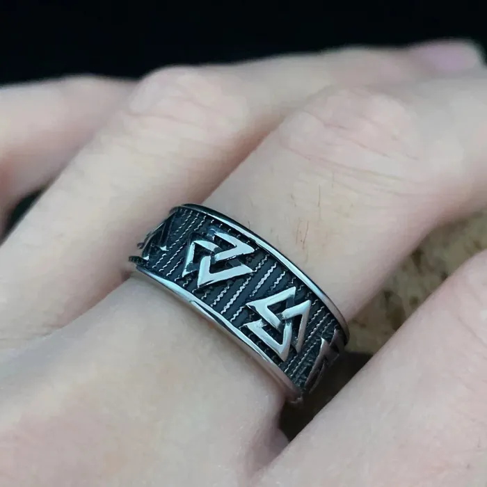 Viking Ring Valknut Valhalla Vikings Rings