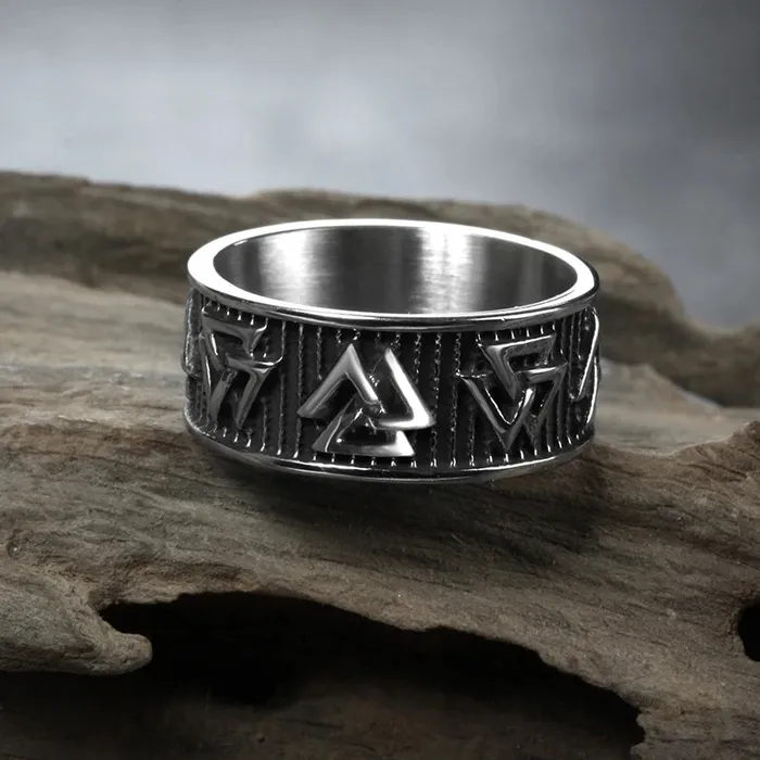 Viking Ring Valknut Valhalla Vikings Rings