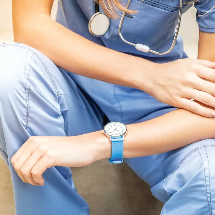Watches The Original Scrub Watch with Multicolored Dial for Medical Professionals Students various scrub colors Speidel