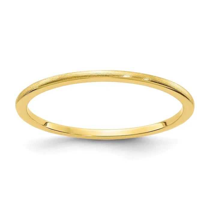 10K Gold 12mm Half Round Satin Stackable Band 1STK24120Y Stackable Expressions Rings 10K Gold 12mm Half Round Satin Stackable Band 1STK24120Y Stackable Expressions Rings