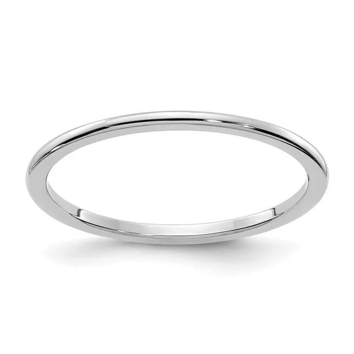 10K White Gold 12mm Half Round Stackable Band 1STK17120W Stackable Expressions Rings 10K White Gold 12mm Half Round Stackable Band 1STK17120W Stackable Expressions Rings