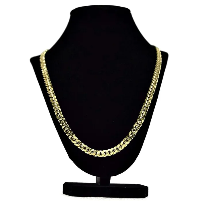 14K Gold Plated 30 x 7MM Cuban Curb Chain Necklace Bling Cartel Admin Necklaces 14K Gold Plated 30 x 7MM Cuban Curb Chain Necklace Bling Cartel Admin Necklaces