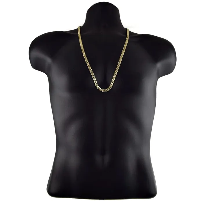 14K Gold Plated 30 x 7MM Cuban Curb Chain Necklace Bling Cartel Admin Necklaces 14K Gold Plated 30 x 7MM Cuban Curb Chain Necklace Bling Cartel Admin Necklaces