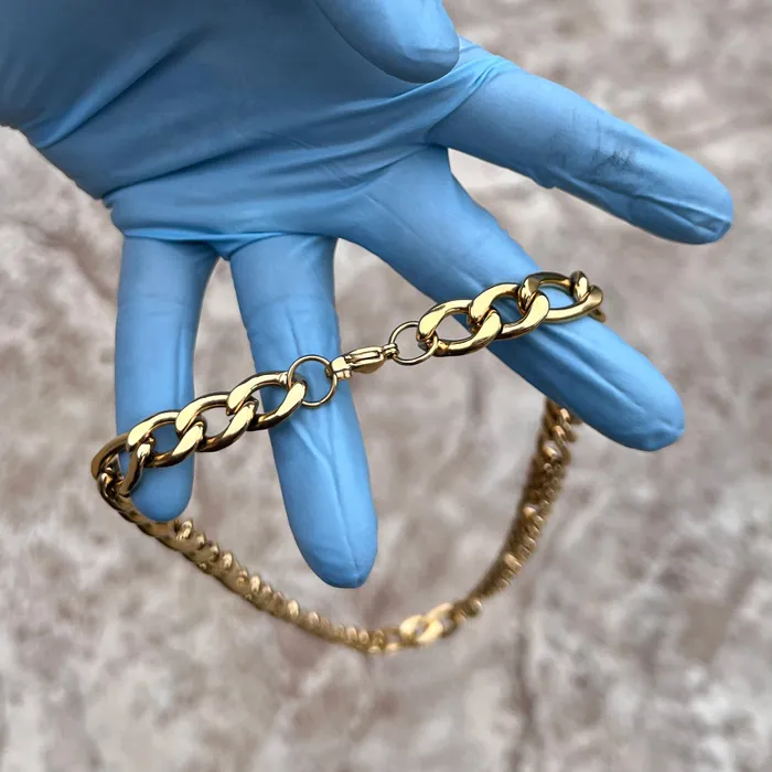 14K Gold Plated 316L Stainless Steel Figaro Chain Necklace 24 x 11MM Bling Cartel Necklaces 14K Gold Plated 316L Stainless Steel Figaro Chain Necklace 24 x 11MM Bling Cartel Necklaces