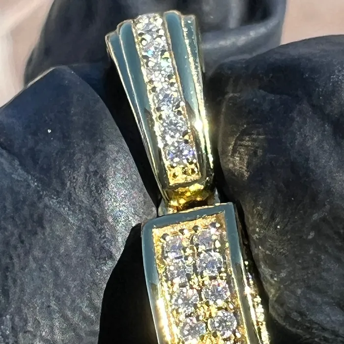 14k Gold Plated 925 Silver 082CT VVS1 Moissanite Cross Pendant 1 Bling Cartel Necklaces 14k Gold Plated 925 Silver 082CT VVS1 Moissanite Cross Pendant 1 Bling Cartel Necklaces